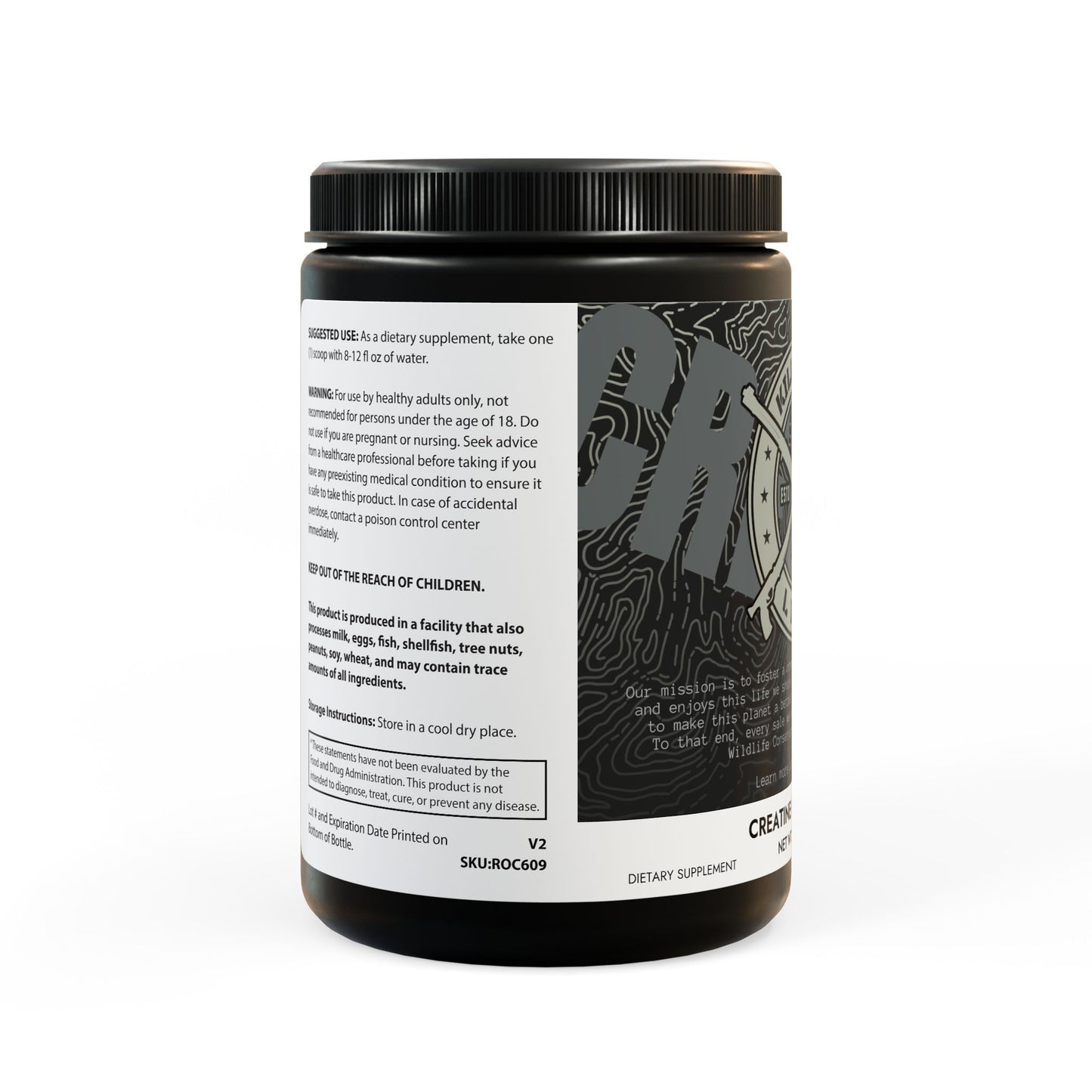 KILLSHOT Life Creatine Monohydrate Powder (300g, 10.58oz)