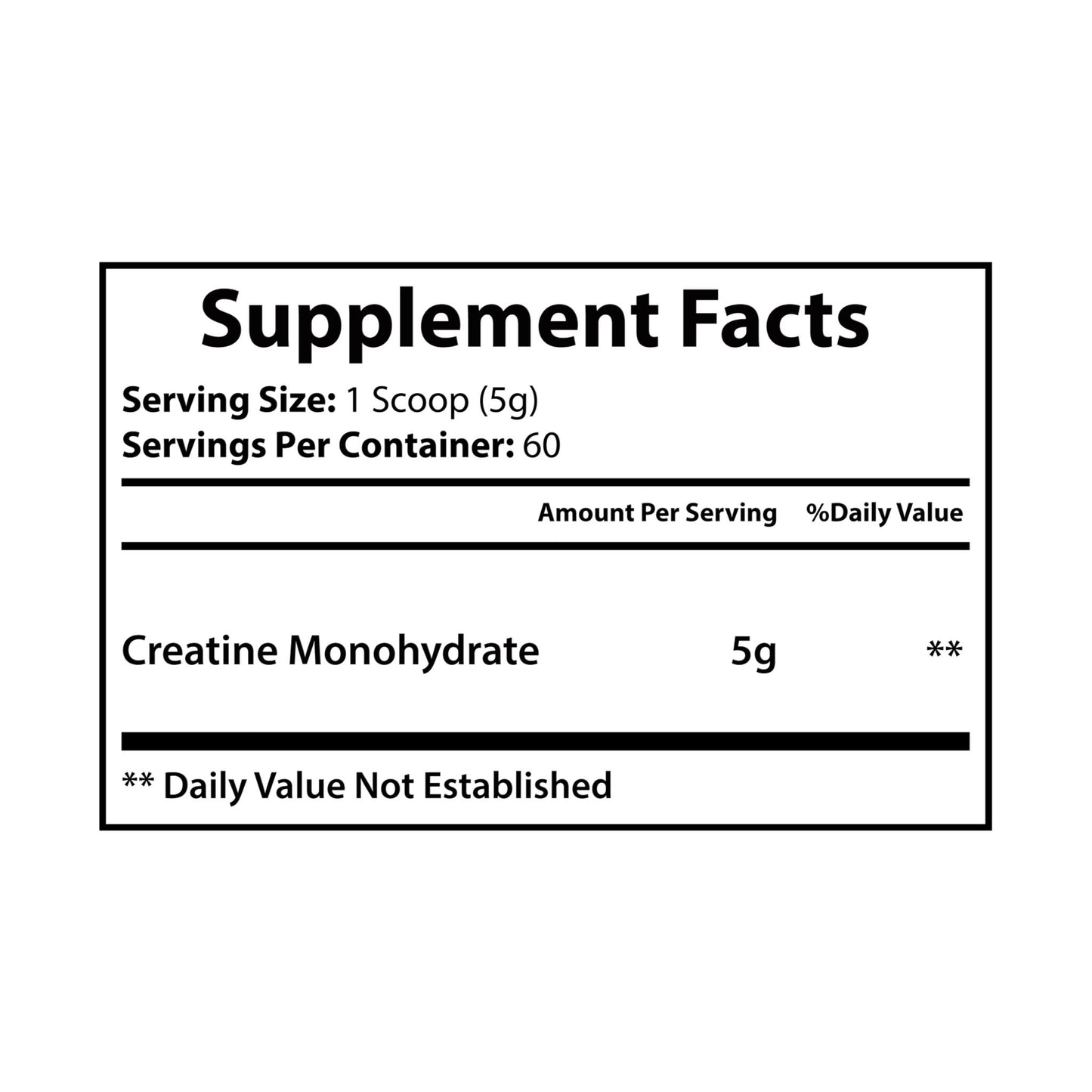 KILLSHOT Life Creatine Monohydrate Powder (300g, 10.58oz)