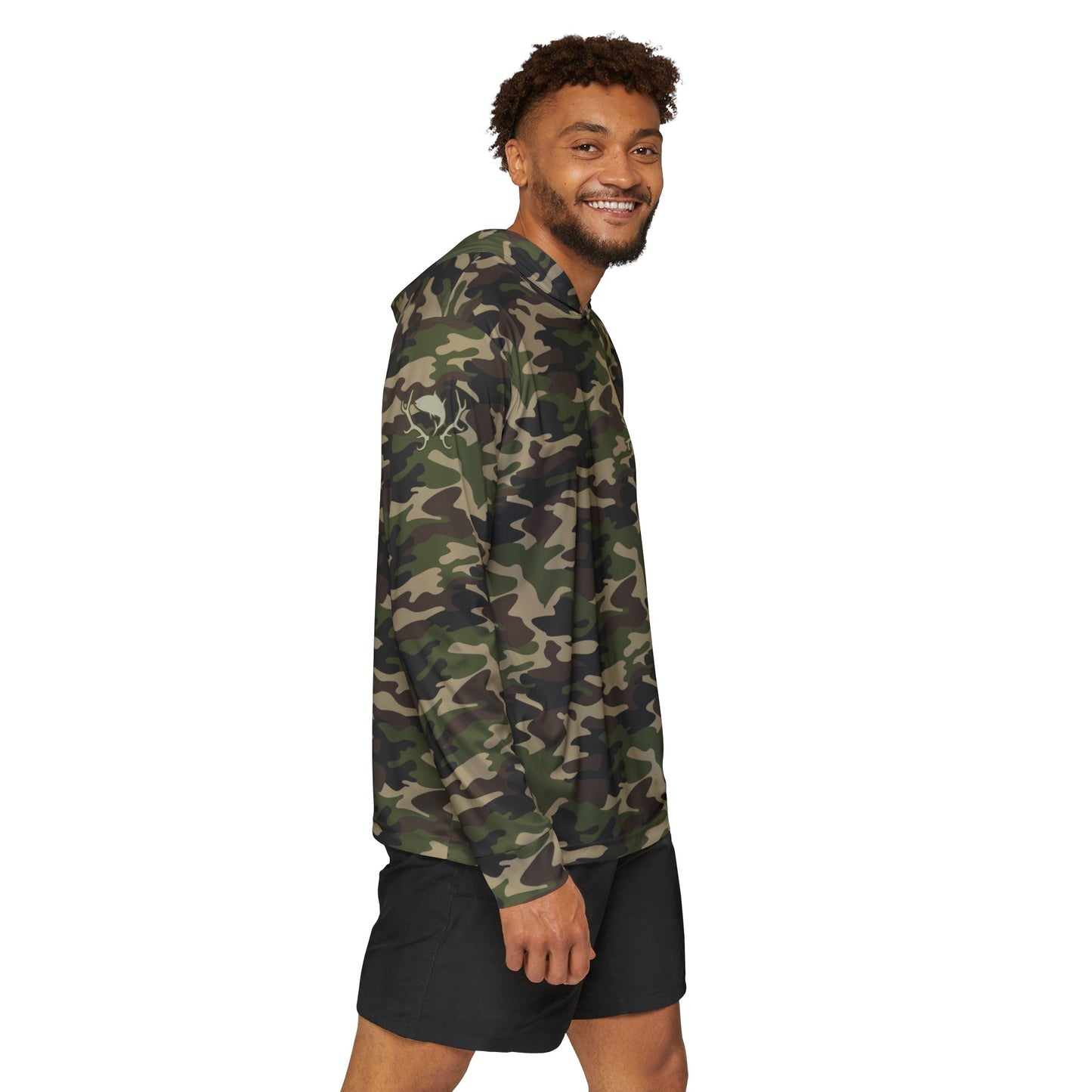 Performance Long Sleeved Hoodie - Camo KSL Skull