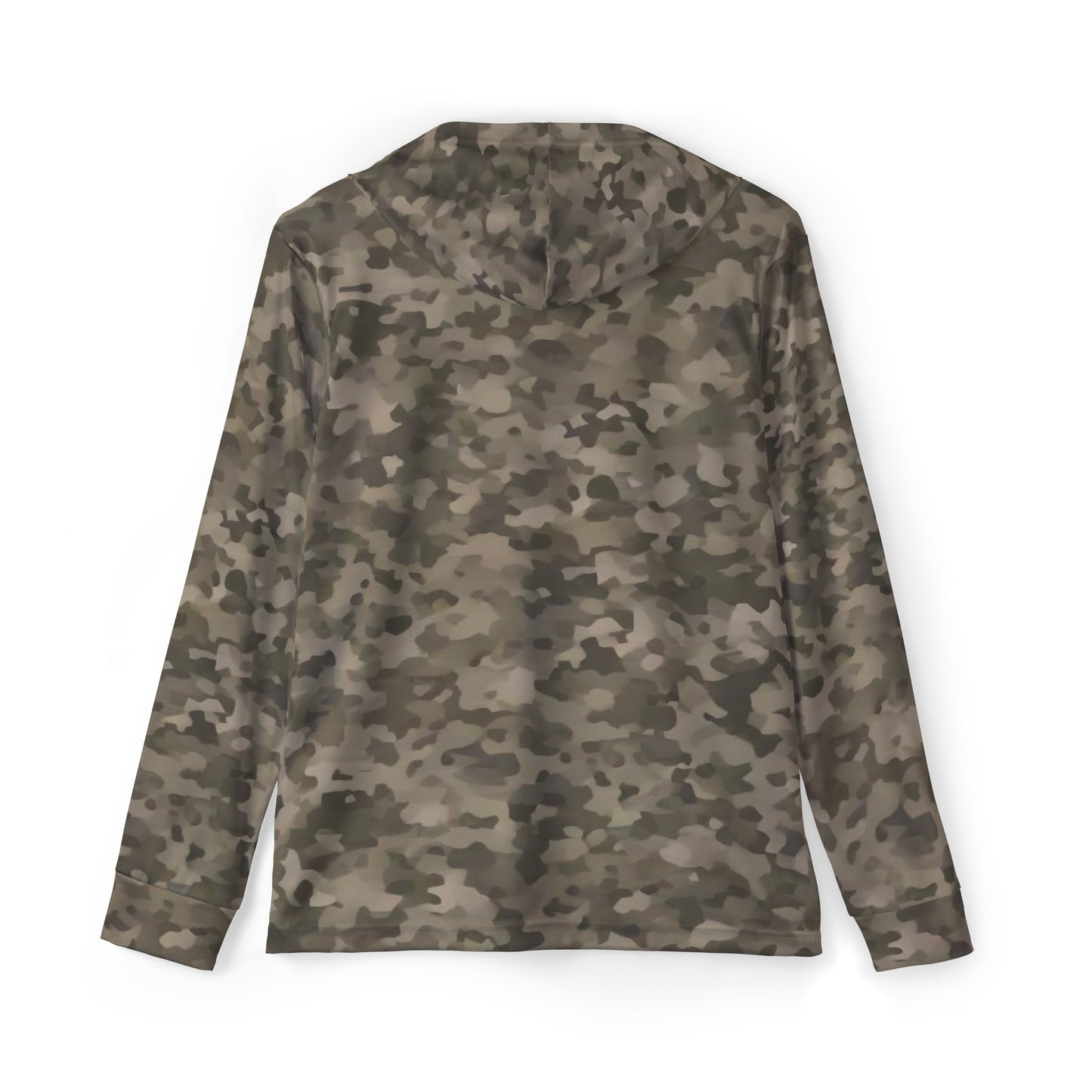 Spearfishing & Hunting UPF 50+ Sun Hoodie - Dry Woods Camo (Large Front Logo)