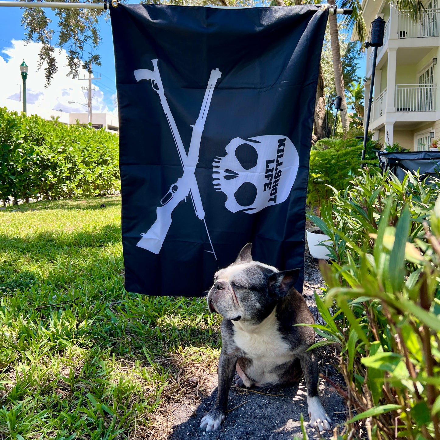 3' x 2' KILLSHOT Life Skull Flag