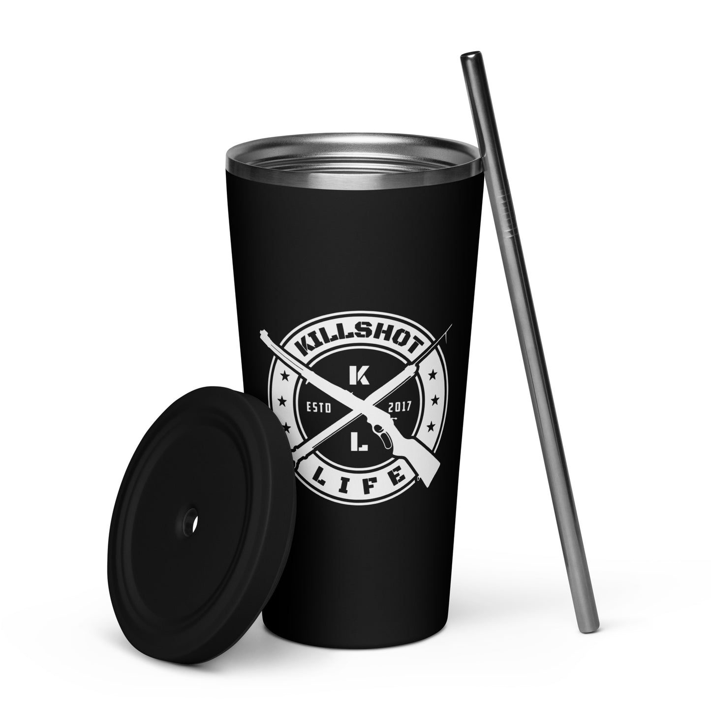 KILLSHOT Life Insulated Tumbler (with straw)